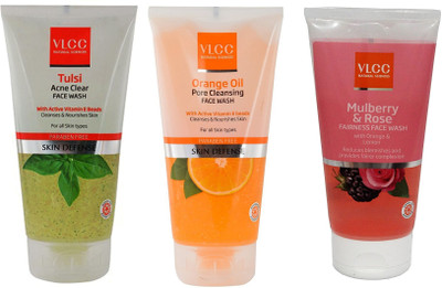 

VLCC Original Tulsi Acne Clear, Orange Oil, Mulberry and Rose FaceWash Face Wash(3 ml)
