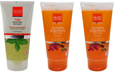 

VLCC Original Tulsi Acne Clear, Turmeric and Berberis, Turmeric and Berberis FaceWash Face Wash(3 ml)