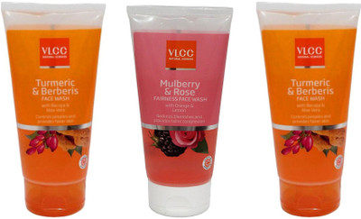 

VLCC Original Mulberry and Rose, Turmeric and Berberis, Turmeric and Berberis FaceWash Face Wash(3 ml)