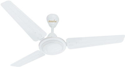 

Zodin Victor White 3 Blade Ceiling Fan(White, Pack of 1)