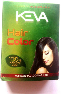 

KEVA HERBAL HAIR COLOUR Hair Color(PURE BLACK)