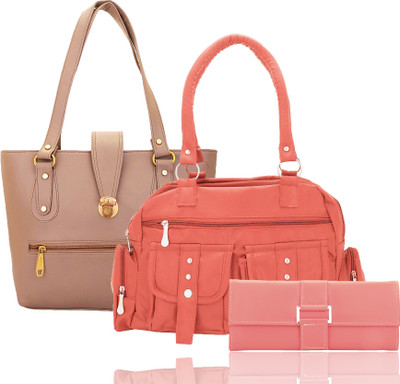 

Lady bar Hand-held Bag(Beige)