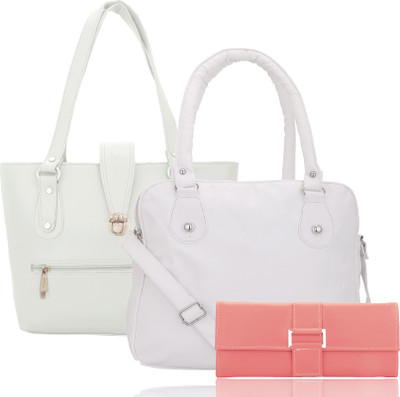 

Lady bar Hand-held Bag(White)