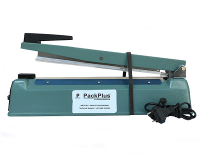 

Pack Plus 12 inch Aluminium Body with 6 MM Sealing Width Heavy Duty Table Top Heat Sealer(300 mm)