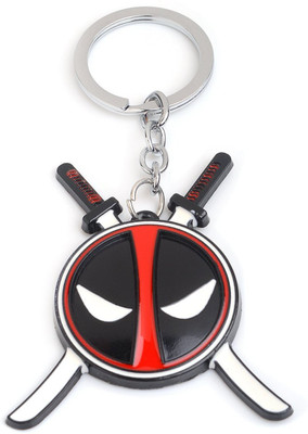 Techitry Marvel Deadpool Red Metal Key Chain