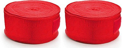 

FACTO POWER 9 Feet Long, Red Color, Cotton Material, Pair of Hand Wraps Pair Hand Support (Free Size, Red)