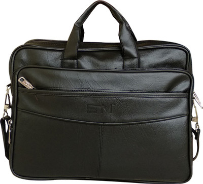 

SM 15.6 inch Laptop Messenger Bag(Black)