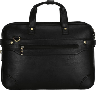 

Primo World 15 inch Expandable Laptop Messenger Bag(Black)