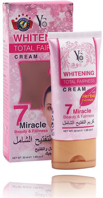 

YC Skin Whitening Total Fairness Cream -7 Miracle Beauty & Fairness Herbal Formula (Made In Thailand)(50 ml)