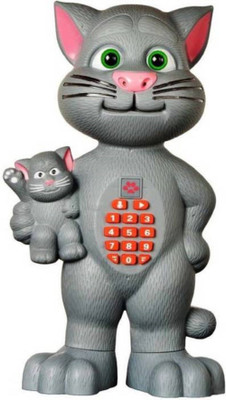 

Goyal Traders Big Talking Tom Cat with baby(Grey)