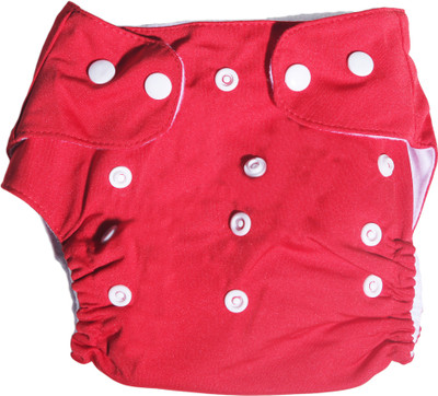 

Offspring Cloth Diaper With Insert For Babies, Red