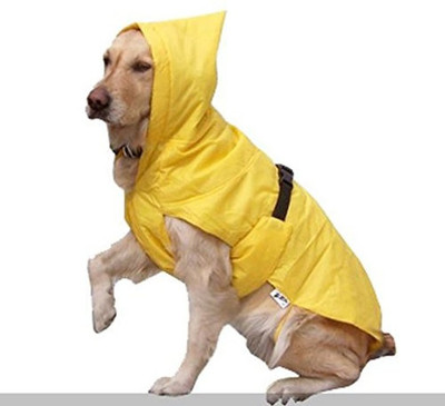 

Birds' Park Dog Rain Coat 'EXPORT QUALITY' for your pet (DOG RAIN COAT) Size 36 36 Rain Sheet(Yellow)