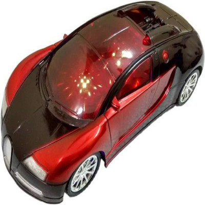 

eEdgestore Edgestore Remote control full functional 3d light Bugatti car for kids(Red)