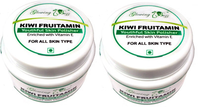 

Glowing Buzz Pack of 2 Kiwi Fruitamin Youthful Skin Polisher Scrub(50 g)