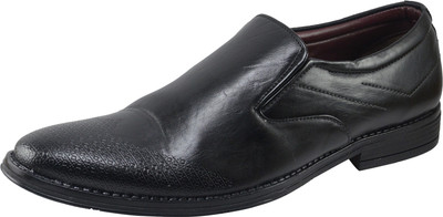 

Vonzo Vonzo Men's Black Slip on Formal Shoes Slip On For Men(Black