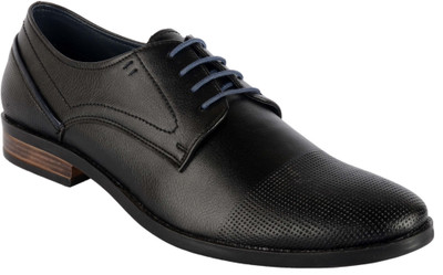 

Goosebird Men's Leather Oxford Dress Shoes Formal Plain Toe Lace-up Modern Shoes Lace Up For Men(Black