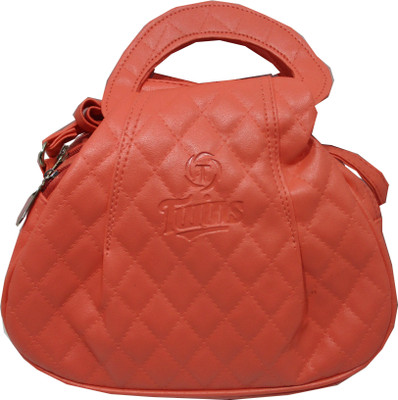 

Rahmanbags Girls Casual Pink PU Sling Bag