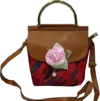 

Rahmanbags Girls Casual Multicolor PU Sling Bag