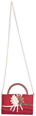

Aliado Women Evening/Party Red Leatherette Sling Bag