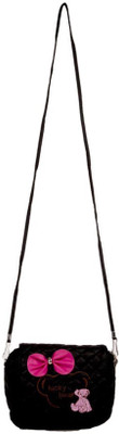 

Aliado Women Casual Black Cotton Sling Bag