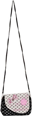 

Aliado Women Casual Black Cotton Sling Bag