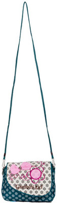 

Aliado Women Casual Green Cotton Sling Bag