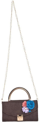 

Aliado Women Evening/Party Brown Leatherette Sling Bag