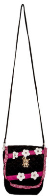 

Aliado Women Casual Black Cotton Sling Bag