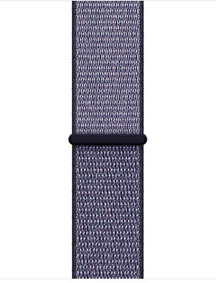 

EWOKIt Sports Loop 42mm iWatch Midnight Blue Woven Nlyon Smart Watch Strap(Blue)