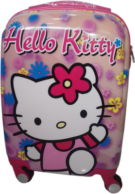 

kidoz kingdom HELLO KITTY TROLLEY BAG  INCH Cabin Luggage -  inch(Multicolor
