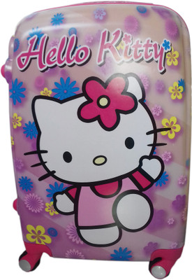

kidoz kingdom HELLO KITTY TRAVELLING BAG  INCH Cabin Luggage -  inch(Multicolor