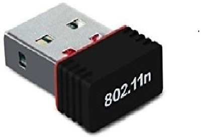 

Teratech 802 Wi-Fi Receiver 2.4Ghz 802.11B/G/N 2.0 Wireless Wi-Fi Network USB Adapter(Black)