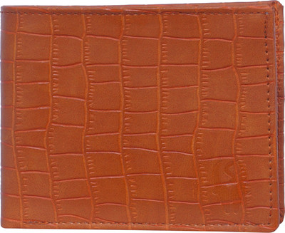 SAMTROH Men Tan Artificial Leather Wallet(6 Card Slots)