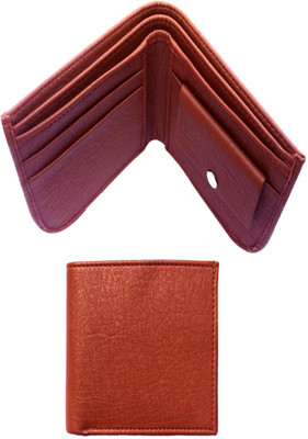 

FRIENDS & COMPANY Men Brown Artificial Leather Wallet(8 Card Slots)