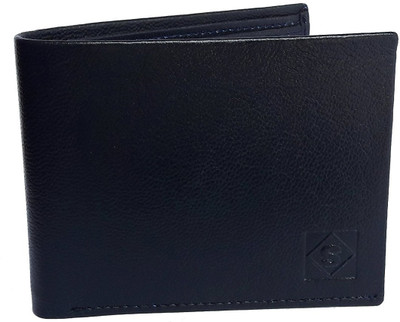 

Scenario Men Blue Genuine Leather Wallet(12 Card Slots)