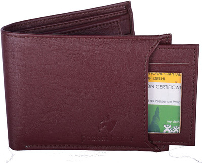 

pocket bazar Men Brown Artificial Leather Wallet(7 Card Slots)
