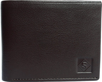 

Scenario Men Brown Genuine Leather Wallet(12 Card Slots)