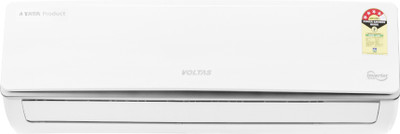 

Voltas 1 Ton 4 Star Inverter AC - White(124VSZS (R-410A)/124VSZS 2 (R-410A), Copper Condenser)