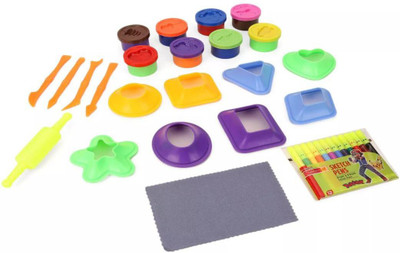 

Ratnas CRAZY DOUGH WITH 3D SHAPES AND WIPE CLEAN SHEETS FOR COLOURING