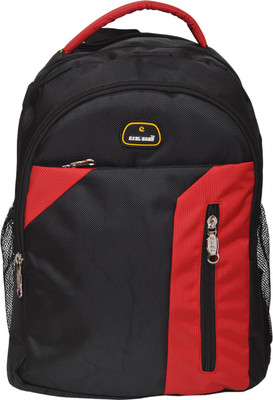 

Exel Bags Trendy Backpack 30 L Laptop Backpack(Black, Red), Multicolor