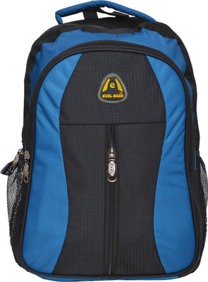 

Exel Bags Trendy Backpack 30 L Laptop Backpack(Blue, Black), Multicolor