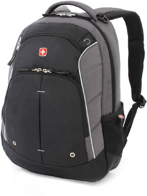 

Swiss Gear Backpack/ Grey With Black 21 L Backpack(Black)