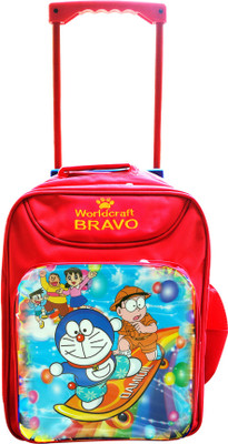 

World Craft Doraemon 18 L Trolley Backpack(Red)