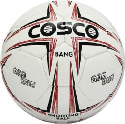 

Cosco BANG Shooting Ball - Size: 3(Pack of 1, White), Multicolor