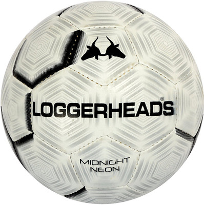 

Loggerheads Midnight Neon Football - Size: (Pack of 1, White, White;black