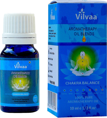 

Vilvaa Aromathreapy Oil Blends – CHAKRA BALANCE – 10 ml (Relaxation & For Diffuser)(10 ml)
