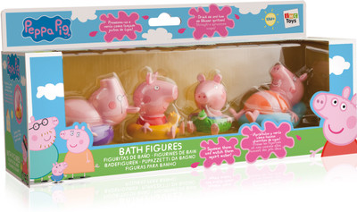 

IMC Peppa Bath Figures Pack of 4 Bath Toy(Multicolor)