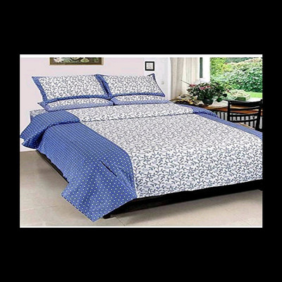 

AV Creations 144 TC Cotton Double Self Design Bedsheet(Pack of 1, Multicolor)