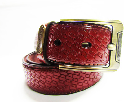 

Poland Boys Party, Casual, Formal Tan Synthetic, Artificial Leather, Metal Belt, Red
