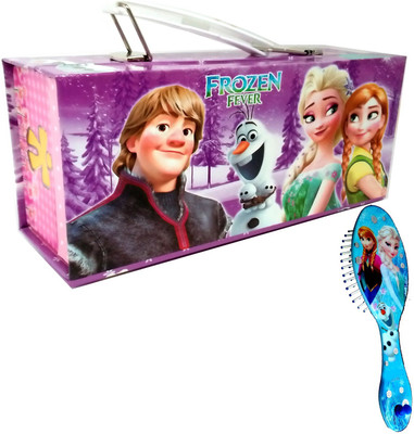 

TECHNOCHITRA 3D Design Unique Make up And Jewellary Box With Lock Pattern With Fairy Frozen Design Combo For Specially For Kids.(Set of 2)